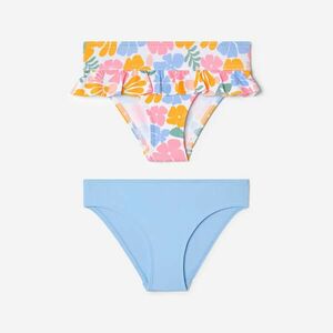 Set 2 slipuri de baie cu flori Madi Albastru Fete imagine