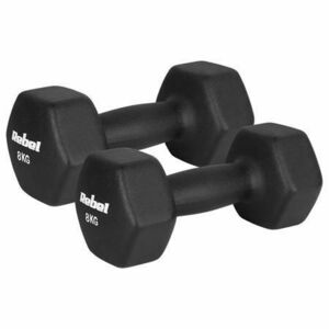 Set gantere Rebel Active RBA-2330-8, 2 x 8kg, fonta si invelis de neopren (Negru) imagine