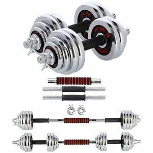 Gantera STC30, Otel cromat, 2 x 15 kg imagine