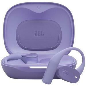 Casti Alergare Open-Ear JBL Sense Lite, True Wireless, Bluetooth, 4 microfoane, Multipoint, Autonomie 32 ore, IP54, Violet imagine