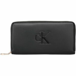 Calvin Klein BOLD CK LONG ZIP AROUND Portofel modern, negru, mărime imagine