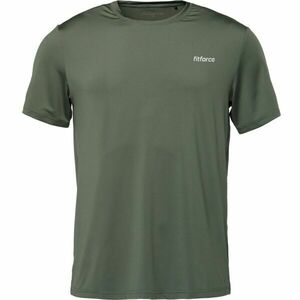 Fitforce NICCONE Tricou de alergare bărbați, kaki, mărime imagine