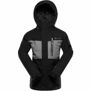 ALPINE PRO COMEDO Geacă de schi copii, negru, mărime 128-134 imagine