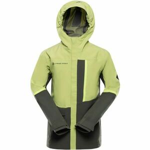 ALPINE PRO ZARRO 3 Geacă cu membrană copii, verde, mărime 140-146 imagine