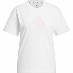 adidas W SC GINGHAM TEE Tricou de damă, alb, mărime imagine