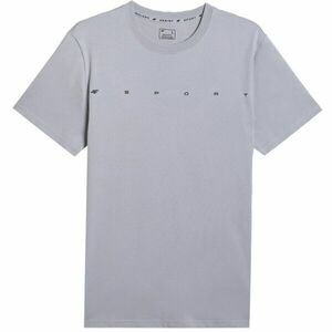 4F TSHIRT MEN Tricou de bărbați, gri, mărime imagine