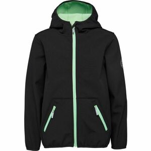 Lewro CHISOMO Geacă softshell copii, negru, mărime 116-122 imagine