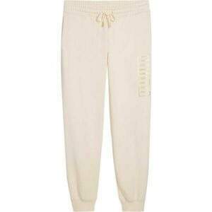 Puma MAXIMAL METALLIC COMFORT FL Pantaloni de trening femei, bej, mărime imagine