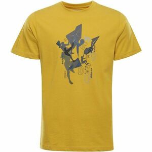 ALPINE PRO NESAD Tricou pentru bărbați, galben, mărime imagine