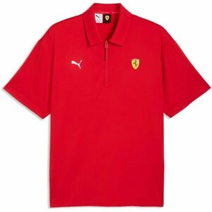 Puma FERRARI RACE CLOUDSPUN POLO Tricou polo bărbați, roșu, mărime imagine