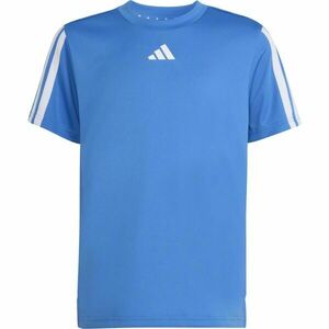 adidas TRAINING ESSENTIALS 3 STRIPES TEE Tricou copii, albastru, mărime imagine