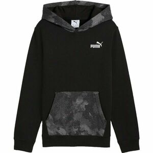 Puma ESSENTIALS CAMO HOODIE FL B Hanorac pentru copii, negru, mărime imagine