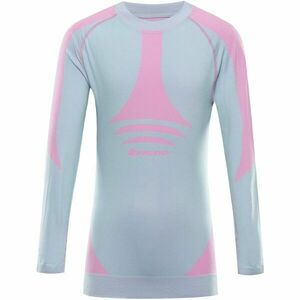 ALPINE PRO AMBOSO Tricou funcțional pentru copii, albastru deschis, mărime imagine