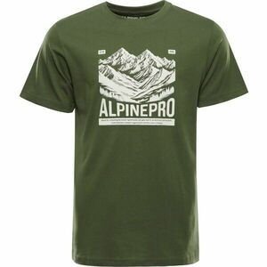 ALPINE PRO NESAD Tricou pentru bărbați, verde, mărime imagine