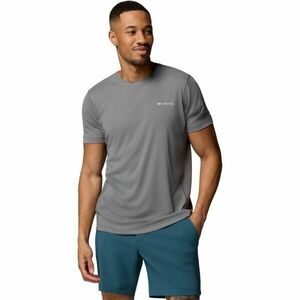 Columbia ZERO RULES™ LIGHT SS CREW Tricou funcțional pentru bărbați, gri, mărime imagine