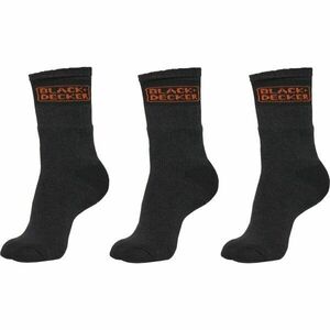 BLACK & DECKER SOCKS TECH Șosete bărbați, gri închis, mărime 47-49 imagine