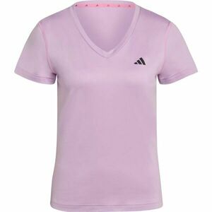 adidas WORKOUT MIN V NECK TEE Tricou damă, mov, mărime imagine