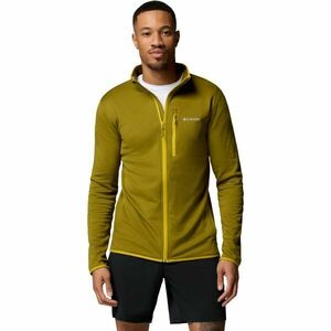 Columbia ESSENTIAL HIKE™ GRID FLEECE FULL ZIP Hanorac fleece bărbați, galben, mărime imagine
