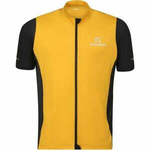 PROGRESS GRAVEL Tricou de ciclism bărbați, galben, mărime XXL imagine