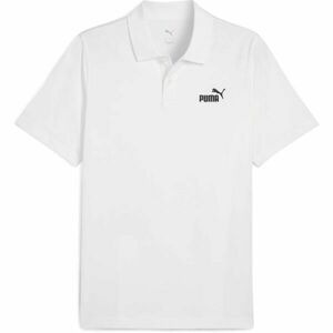 Puma ESSENTIALS NO.1 LOGO JERSEY POLO Tricou polo bărbați, alb, mărime imagine