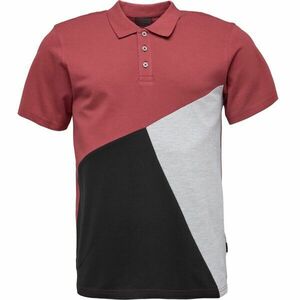 Willard WANDAR Tricou cu guler pentru bărbați, vișiniu, mărime XXL imagine