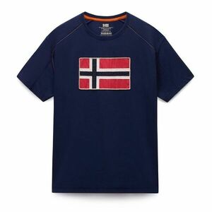 Napapijri S-REFLECT SS NAVAL ACADE B2Q Tricou pentru bărbați, albastru închis, mărime imagine