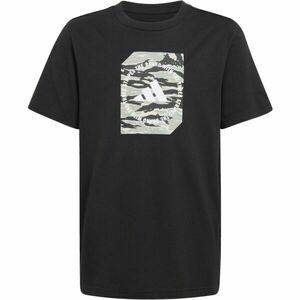 adidas B CAMO BOX Tricou pentru copii, negru, mărime imagine