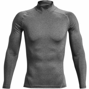 Under Armour HG ARMOUR COMP MOCK LS Tricou compresiv bărbați, gri închis, mărime L imagine