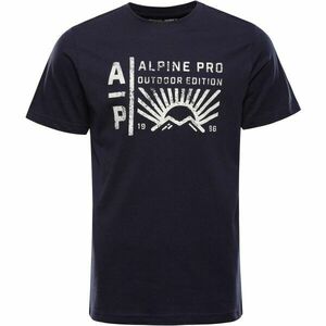 ALPINE PRO NESAD Tricou pentru bărbați, albastru închis, mărime imagine