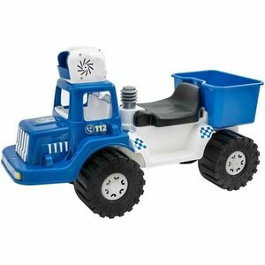 BAYO POLIȚIE Vehicul de împins pentru copii cu soluție de făcut baloane, albastru, mărime imagine