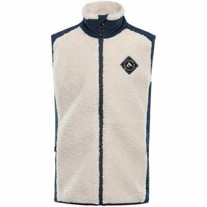 ALPINE PRO OFESO Vestă fleece copii, bej, mărime 152-158 imagine