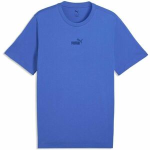 Puma ESSENTIALS SMALL NO.1 LOGO CENTERED TEE Tricou pentru bărbați, albastru, mărime imagine