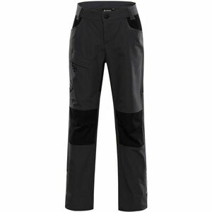 ALPINE PRO AKANO Pantaloni softshell copii, gri închis, mărime 116-122 imagine