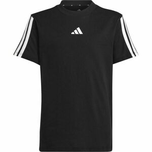 adidas 3 STRIPES TEE 160 J Tricou pentru copii, negru, mărime imagine