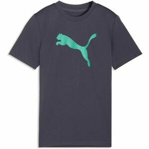 Puma TAD ESSENTIALS CAT LOGO TEE B Tricou sport băieți, gri închis, mărime imagine