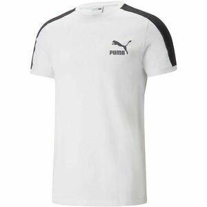 Puma T7 ICONIC TEE Tricou pentru bărbați, alb, mărime imagine