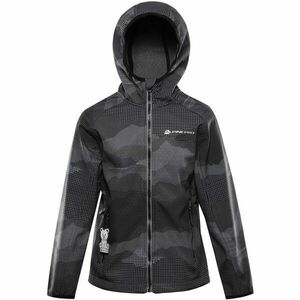 ALPINE PRO EZORO Geacă softshell copii, negru, mărime 104-110 imagine