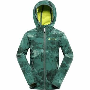 ALPINE PRO HOORO Geacă softshell copii, verde, mărime 104-110 imagine