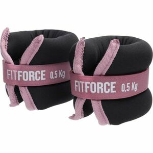Fitforce ANKLE 2 x 0, 5 KG Greutăți pentru gleznă, negru, mărime imagine