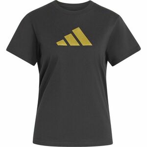 adidas MET LOGO TEE Tricou pentru femei, negru, mărime imagine