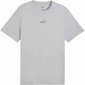 Puma ESSENTIALS SMALL NO.1 LOGO CENTERED TEE Tricou pentru bărbați, gri, mărime imagine