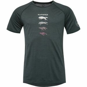 Klimatex HURON MERINO Tricou MERINO BLEND pentru bărbați, gri închis, mărime imagine