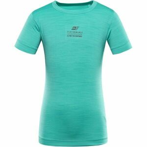 ALPINE PRO BASIKO Tricou copii, verde, mărime 104-110 imagine