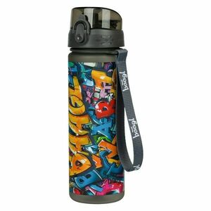 BAAGL SKATEPARK 500 ML Sticlă Tritan, negru, mărime imagine
