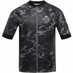 ALPINE PRO SAGEN Tricou de ciclism pentru bărbați, negru, mărime imagine