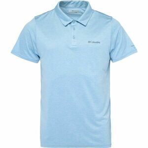 Columbia HIKE POLO Tricou polo bărbați, albastru deschis, mărime imagine