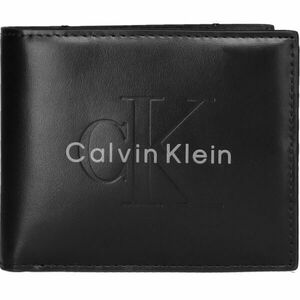 Calvin Klein BOLD BILLFOLD W/COIN Portofel, negru, mărime imagine