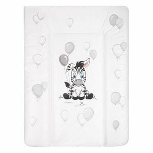 NEW BABY ZEBRA Salteluță moale pentru schimbat, alb, mărime imagine