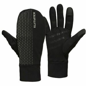 Klimatex AUTH Mănuși ciclism 2în1 unisex, negru, mărime XXL imagine
