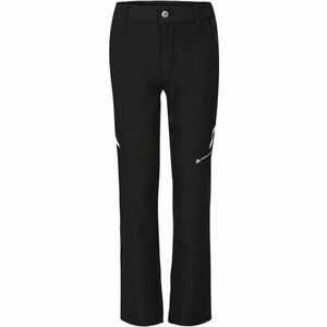 ALPINE PRO CORDO Pantaloni softshell copii, negru, mărime 128-134 imagine